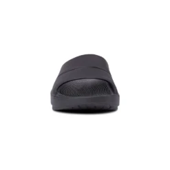 OOFOS OOahh Black Slide (Unisex) 9 OOFOS OOahh Black Slide (Unisex) -Ecco Shoe Store 1100BLK 3