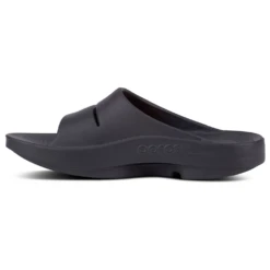 OOFOS OOahh Black Slide (Unisex) 10 OOFOS OOahh Black Slide (Unisex) -Ecco Shoe Store 1100BLK 4