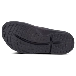 OOFOS OOahh Black Slide (Unisex) 13 OOFOS OOahh Black Slide (Unisex) -Ecco Shoe Store 1100BLK 7