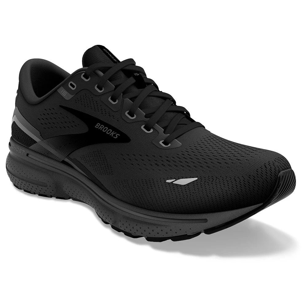 Brooks Ghost 15 Running Shoe Black/Black/Ebony (Women's) 1 Brooks Ghost 15 Running Shoe Black/Black/Ebony (Women's)