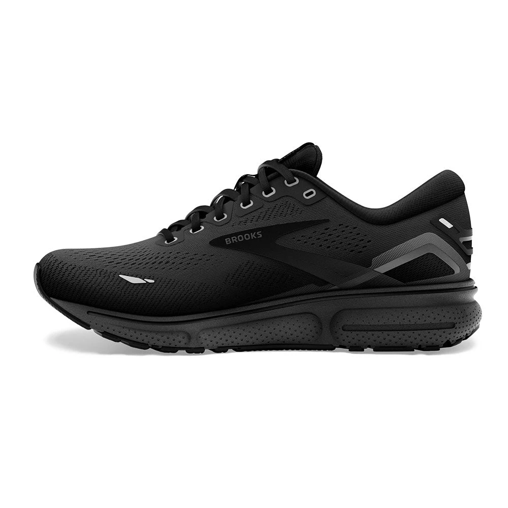 Brooks Ghost 15 Running Shoe Black/Black/Ebony (Women's) 2 Brooks Ghost 15 Running Shoe Black/Black/Ebony (Women's) - Image 2