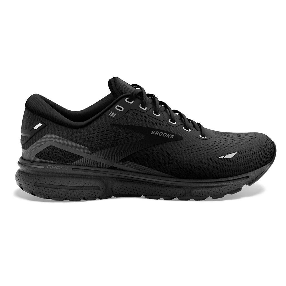 Brooks Ghost 15 Running Shoe Black/Black/Ebony (Women's) 3 Brooks Ghost 15 Running Shoe Black/Black/Ebony (Women's) - Image 3