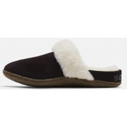 Sorel Nakiska Slide II Slipper New Cinder, Gum 2 (Women's) -Ecco Shoe Store 1902881203 4