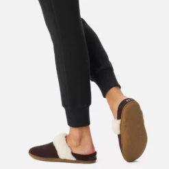 Sorel Nakiska Slide II Slipper New Cinder, Gum 2 (Women's) -Ecco Shoe Store 1902881203 8