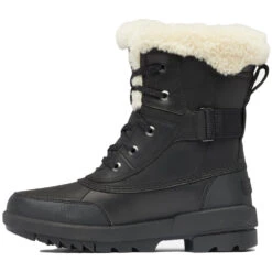 Sorel Tivoli™ IV Winter Parc Boot Velvet Black, Sea Salt Leather (Women's) -Ecco Shoe Store 1977881010 3