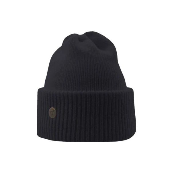 Superyellow Norden Black Merino Wool Beanie (Unisex) 1 Superyellow Norden Black Merino Wool Beanie (Unisex)