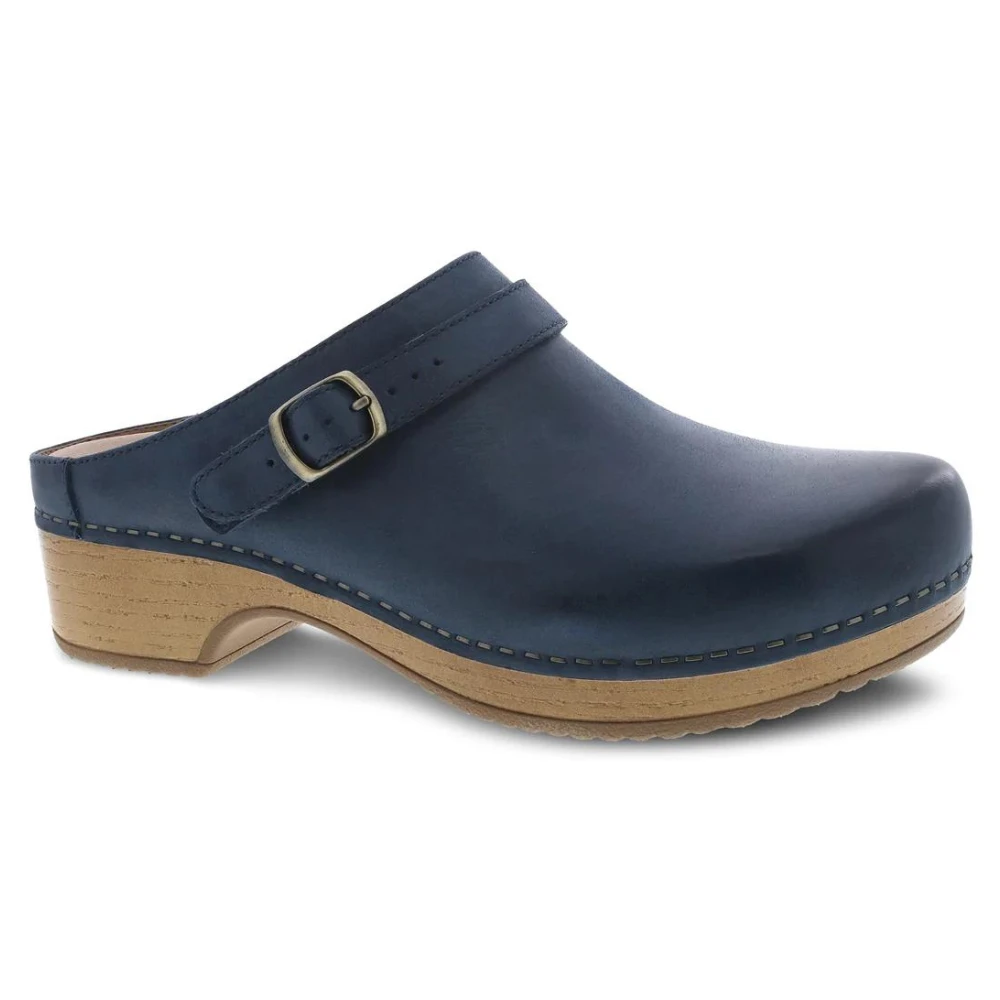 Dansko Berry Navy Leather Clog (Women's) 1 Dansko Berry Navy Leather Clog (Women's)