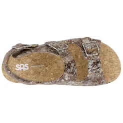 SAS Relaxed Sandal Multisnake Taupe Leather (Women's) -Ecco Shoe Store 5 bd63be7b f7af 4c13 8eee 527983760534