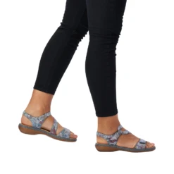 Rieker Regina C7 Adria Multi Leather Sandal (Women's) -Ecco Shoe Store 659C790 10