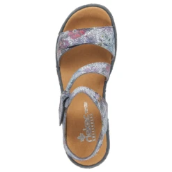 Rieker Regina C7 Adria Multi Leather Sandal (Women's) -Ecco Shoe Store 659C790 4