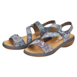 Rieker Regina C7 Adria Multi Leather Sandal (Women's) -Ecco Shoe Store 659C790 8