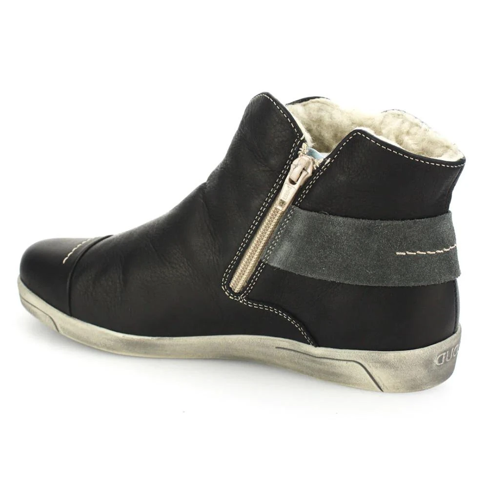 Cloud Footwear Aline Black Wool Lining Boot (Women's) 3 Cloud Footwear Aline Black Wool Lining Boot (Women's) - Image 3