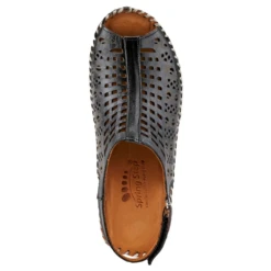 Spring Step Bohemianish Sandal Black Leather (Women's) -Ecco Shoe Store BOHEMIANISHB 3