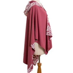 RAINRAPS RainRap Hooded Berry & Berry Clouds (Women's) 7 RAINRAPS RainRap Hooded Berry & Berry Clouds (Women's) -Ecco Shoe Store Berry 3