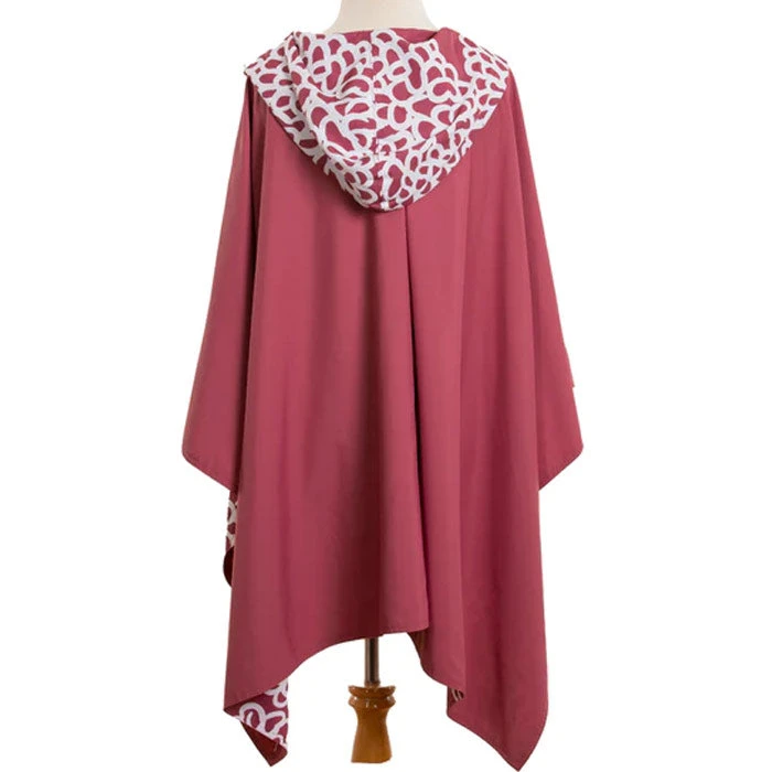 RAINRAPS RainRap Hooded Berry & Berry Clouds (Women's) 4 RAINRAPS RainRap Hooded Berry & Berry Clouds (Women's) - Image 4