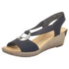 Rieker Fanni H6 Wedge Sandal Black (Women's)