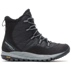 Merrell Antora Sneaker Boot Waterproof Black (Women's) -Ecco Shoe Store Blk 3 ad1575ec 2655 426a afde 396889d4a909