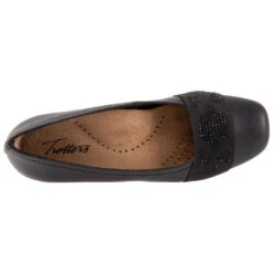 Trotters Samantha Black Gem (Women's) -Ecco Shoe Store BlkGem 6