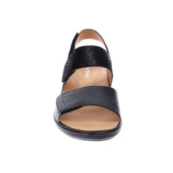 Revere Como Sandal Black Lizard (Women's) 9 Revere Como Sandal Black Lizard (Women's) -Ecco Shoe Store BlkLiz 4