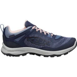 Keen Terradora Flex Waterproof Hiking Shoe Vintage Indigo/Peachy (Women's) -Ecco Shoe Store Blu 3 12b2be5f 3352 4abc 89d2 e718bd411452