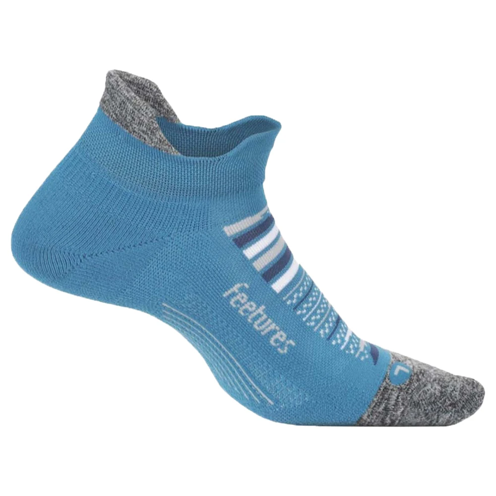 Feetures Elite Max Cushion No Show Tab Socks Blue 1 Feetures Elite Max Cushion No Show Tab Socks Blue
