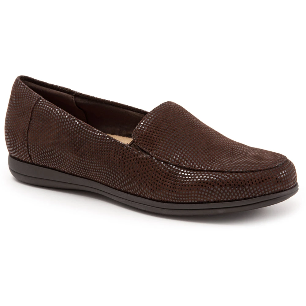 Trotters Deanna Slip-On Brown Mini Dots (Women's) 1 Trotters Deanna Slip-On Brown Mini Dots (Women's)