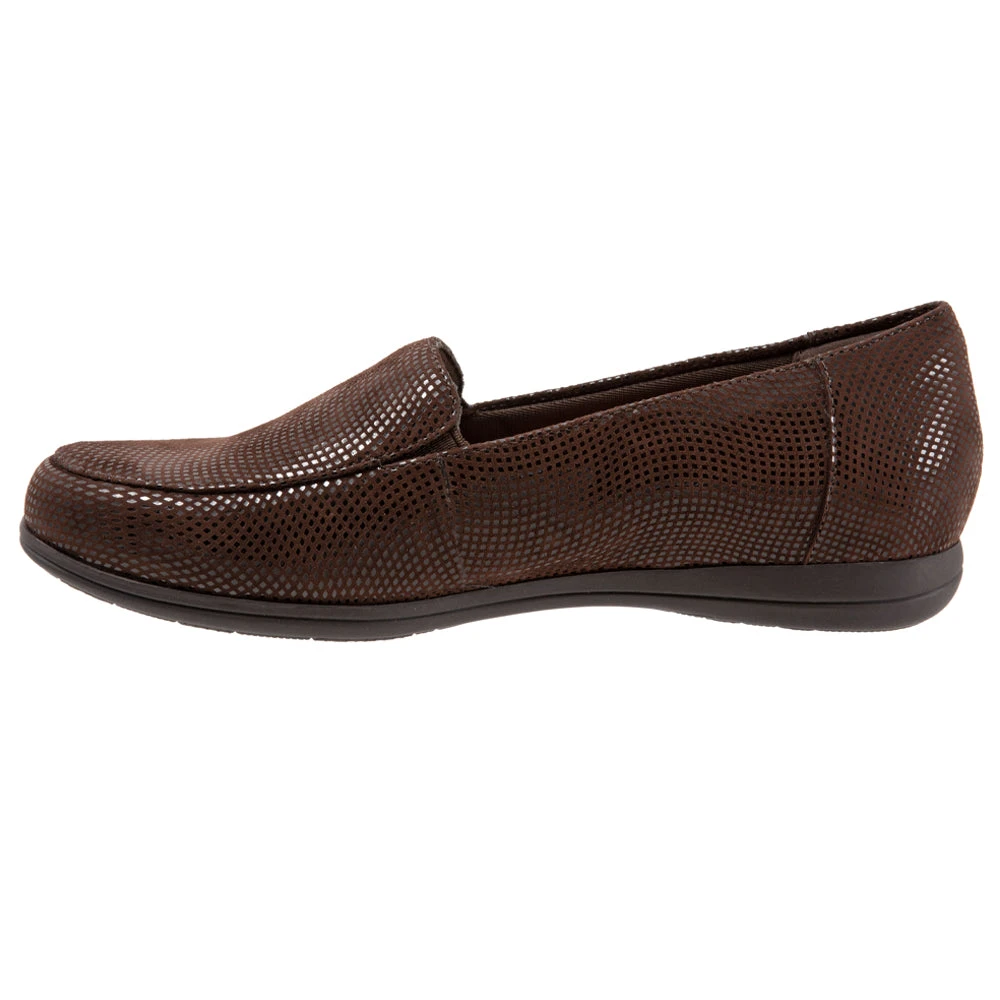 Trotters Deanna Slip-On Brown Mini Dots (Women's) 3 Trotters Deanna Slip-On Brown Mini Dots (Women's) - Image 3