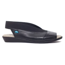 Cloud Footwear Caliber Black Nappa Slingback Sandal (Women's) -Ecco Shoe Store CALIBERBLK 5