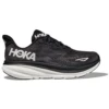 Hoka One One Hoka Clifton 9 Running Shoe Black/White (Women's)