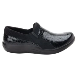 Alegria Duette Slip-On Shoe Flourish Black Patent (Women's) -Ecco Shoe Store DUE955955W 3