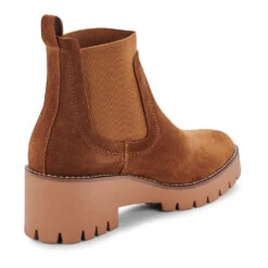 Blondo Dyme Waterproof Chelsea Boot Cognac Suede (Women's) -Ecco Shoe Store DYMECOGNAC 4