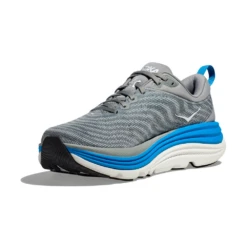 Hoka One One Hoka Gaviota 5 Limestone/Diva Blue Running Shoe (Men's) -Ecco Shoe Store GAVIOTA5LDVB M 3