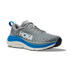 Hoka One One Hoka Gaviota 5 Limestone/Diva Blue Running Shoe (Men's) -Ecco Shoe Store GAVIOTA5LDVB M 6