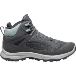 Keen Terradora Flex Mid Waterproof Hiking Boot Magnet/Cloud Blue (Women's) -Ecco Shoe Store Gry 3 dd3901ac 7a9d 4687 80ac cf5a8065905a