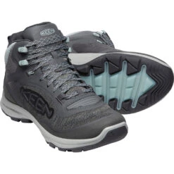 Keen Terradora Flex Mid Waterproof Hiking Boot Magnet/Cloud Blue (Women's) -Ecco Shoe Store Gry 6 ec81ecb8 dbbd 452b aec2 e2ba9df836f8