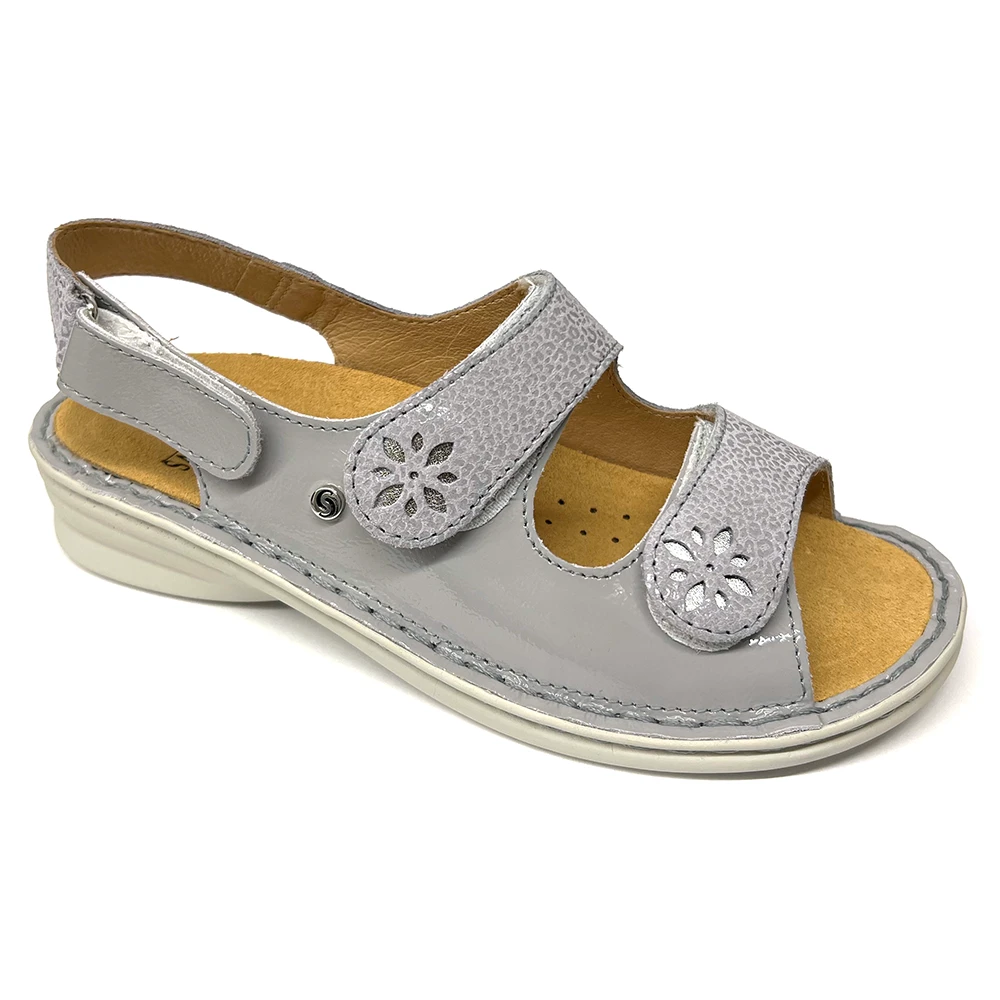 Sabatini Alie Sandal Perla Microleo/Naplack (Women's) 1 Sabatini Alie Sandal Perla Microleo/Naplack (Women's)