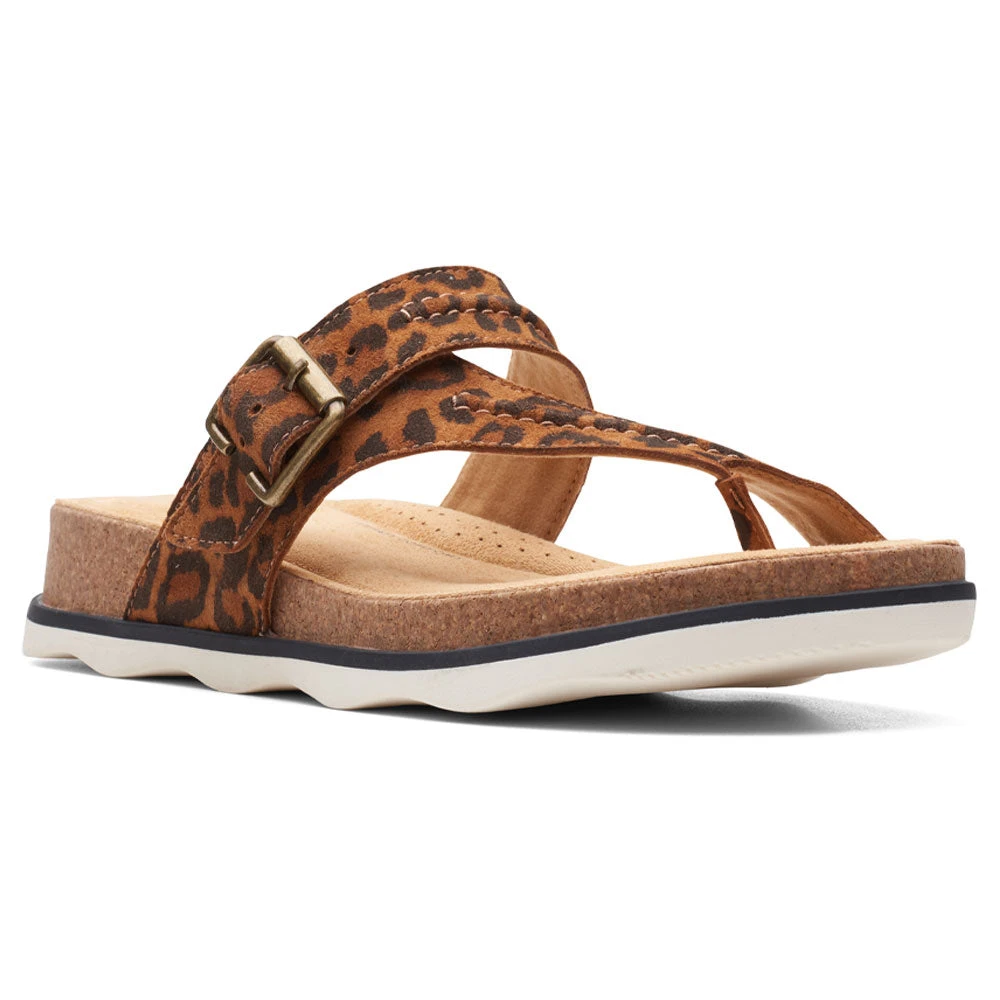 Clarks Brynn Madi Sandal Leopard Leather (Women's) 1 Clarks Brynn Madi Sandal Leopard Leather (Women's)