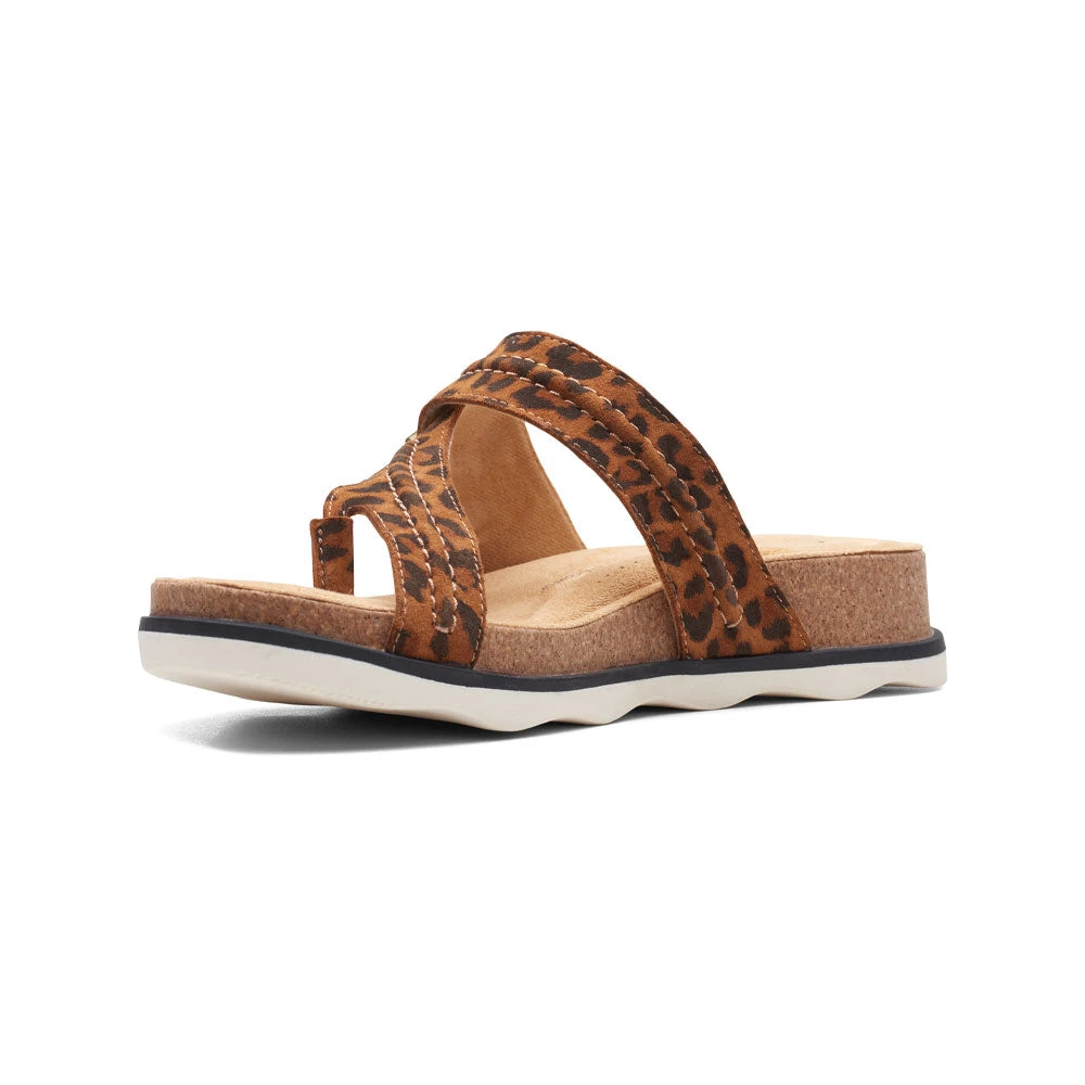 Clarks Brynn Madi Sandal Leopard Leather (Women's) 4 Clarks Brynn Madi Sandal Leopard Leather (Women's) - Image 4