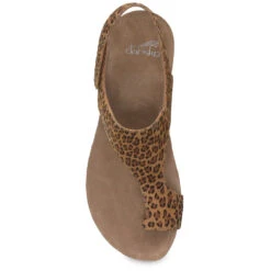 Dansko Reece Sandal Leopard (Women's) -Ecco Shoe Store Leo 5