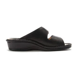 Finn Comfort Jamaica Sandal Black Nappa Leather (Women's) -Ecco Shoe Store MAR00035c