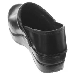 Dansko Professional Black Cabrio Clog Black Leather (Women's) -Ecco Shoe Store MAR00374b
