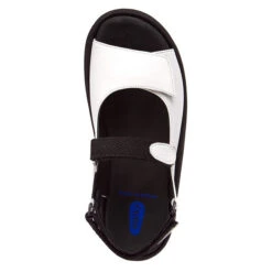 Wolky Jewel Sandal In White Leather (Women's) -Ecco Shoe Store MAR00449D