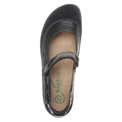 Naot Kirei Black Madras Leather/Suede/Patent (Women's) 9 Naot Kirei Black Madras Leather/Suede/Patent (Women's) -Ecco Shoe Store MAR00641D