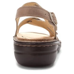 Finn Comfort Gomera Sandal Taupe Equipe (Women's) -Ecco Shoe Store MAR01001B