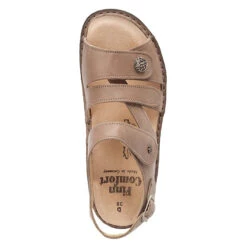 Finn Comfort Gomera Sandal Taupe Equipe (Women's) -Ecco Shoe Store MAR01001D