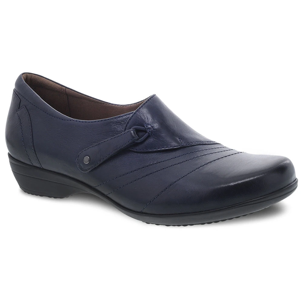 Dansko Franny Slip-On Navy Milled Nappa (Women's) 1 Dansko Franny Slip-On Navy Milled Nappa (Women's)