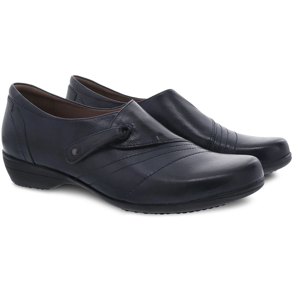 Dansko Franny Slip-On Navy Milled Nappa (Women's) 3 Dansko Franny Slip-On Navy Milled Nappa (Women's) - Image 3
