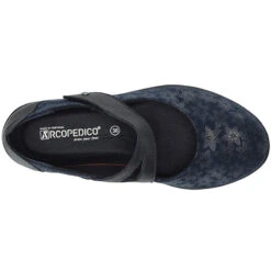 Arcopedico Cosmo Navy Flower (Women's) -Ecco Shoe Store Nvy 4 15df1815 4fb1 4c96 9534 bb91cc75f7ae