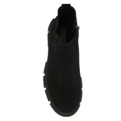 Blondo Posey Waterproof Chelsea Boot Black Suede (Women's) -Ecco Shoe Store POSEYBLKSUEDE 7