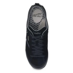 Dansko Paisley Black Suede Shoe (Women's) -Ecco Shoe Store PaisleyBlk 1